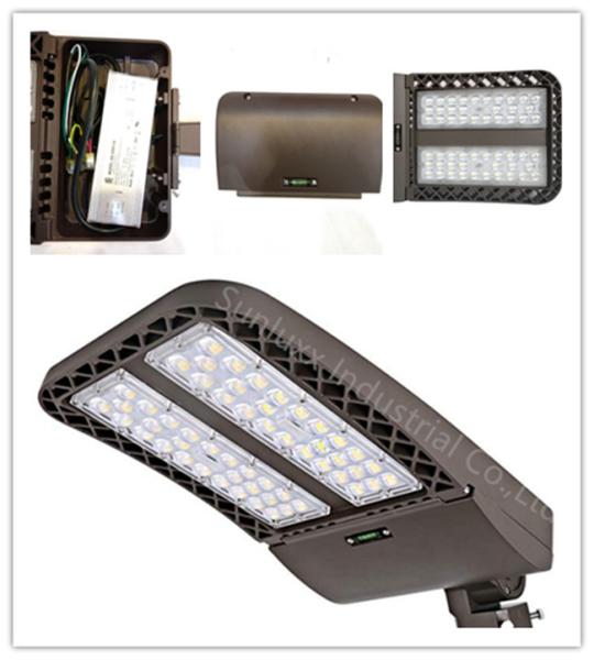 Slim 200W LED Parking Lot Lights , IP65 Waterproof SMD3030 LED Parking Lot