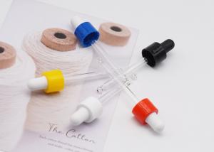 Quality Plastic Glass Dropper Caps Screw Colorful Essential Oil Droppers For Bottles wholesale
