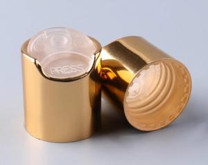 Quality Cosmetic Packaging Flip Top Lids Plastic Non Spill Colored With Aluminum Screw wholesale