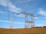 400KV double circuit transmission line steel tower