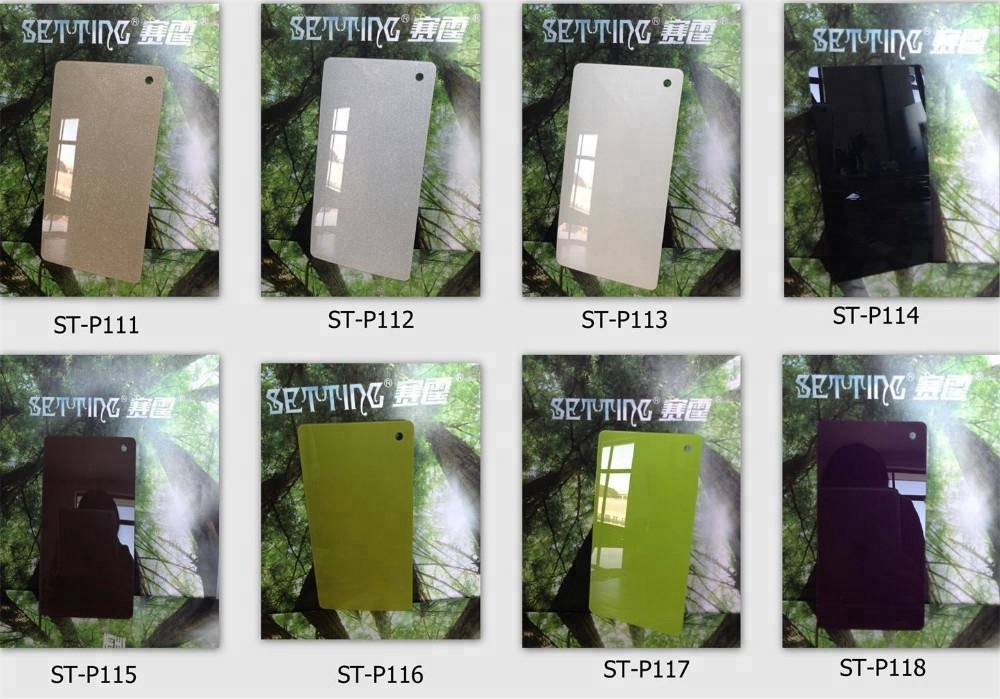 Black color Acrylic film laminated panel
