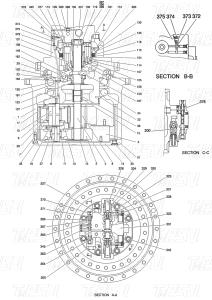 Quality Machinery Repair Shops YN15V00037F2 SK210-8Excavator Travel Drvie Catalog Parts in Transport Packaging Wooden Box wholesale