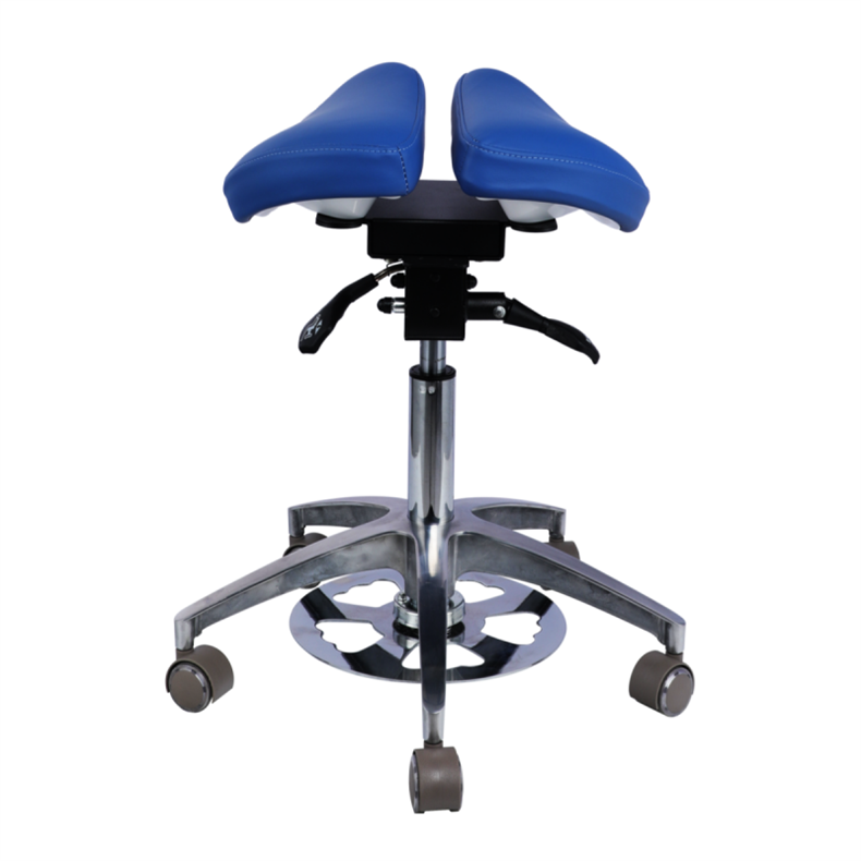 Beauty Salon Comfortable chair Green Micro Fiber dentist stool Saddel Shape Dentist Chair