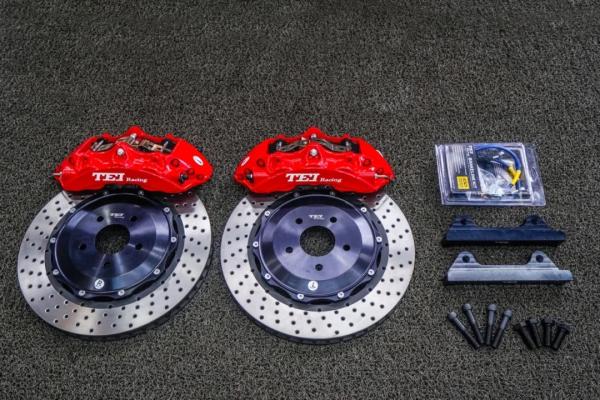 Big Brake Kit Forged Caliper With Drilled Vented Disc 378x32MM For Infiniti FX35