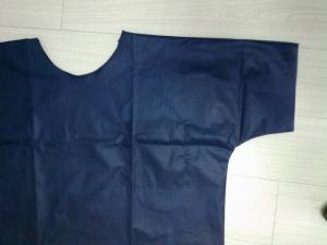 Quality Disposable non-woven PP SMS hospital clothing,sterile patient gown wholesale