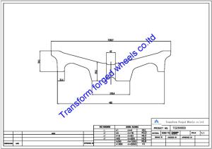 Quality TC200003 20 inch forged center disk blanks wholesale