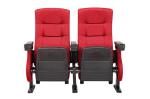 Iron Leg Two Seat Theater Seating / Stain Resistant Public Theater Seating