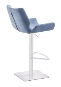 Quality Square Steel Base Gas Lift 57x50x109cm High Stools Chair wholesale