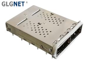 Quality Copper Alloy Two Ports Sfp Cage Assembly Low Emission Design UL Approved wholesale