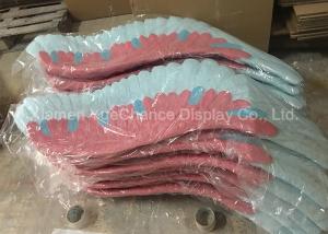 Quality Customized Window Display Decorations Fiberglass Wing Artificial Fake Wing Sculpture wholesale