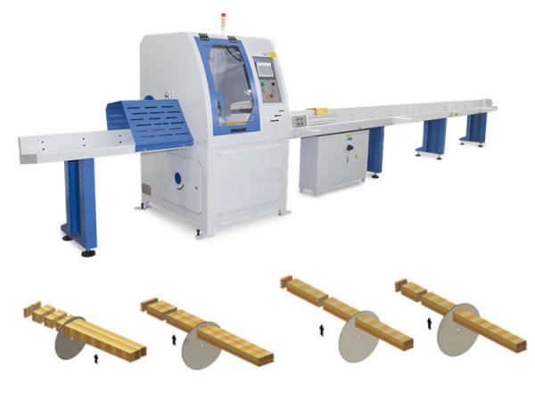Wood Pallet Machine CNC Automatic Wood Cut Off Saw Machine For Sale, 450mm Saw