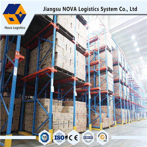 Warehouse Storage Forklift Drive In Pallet Racking Freezer Use Q345 Steel Cold