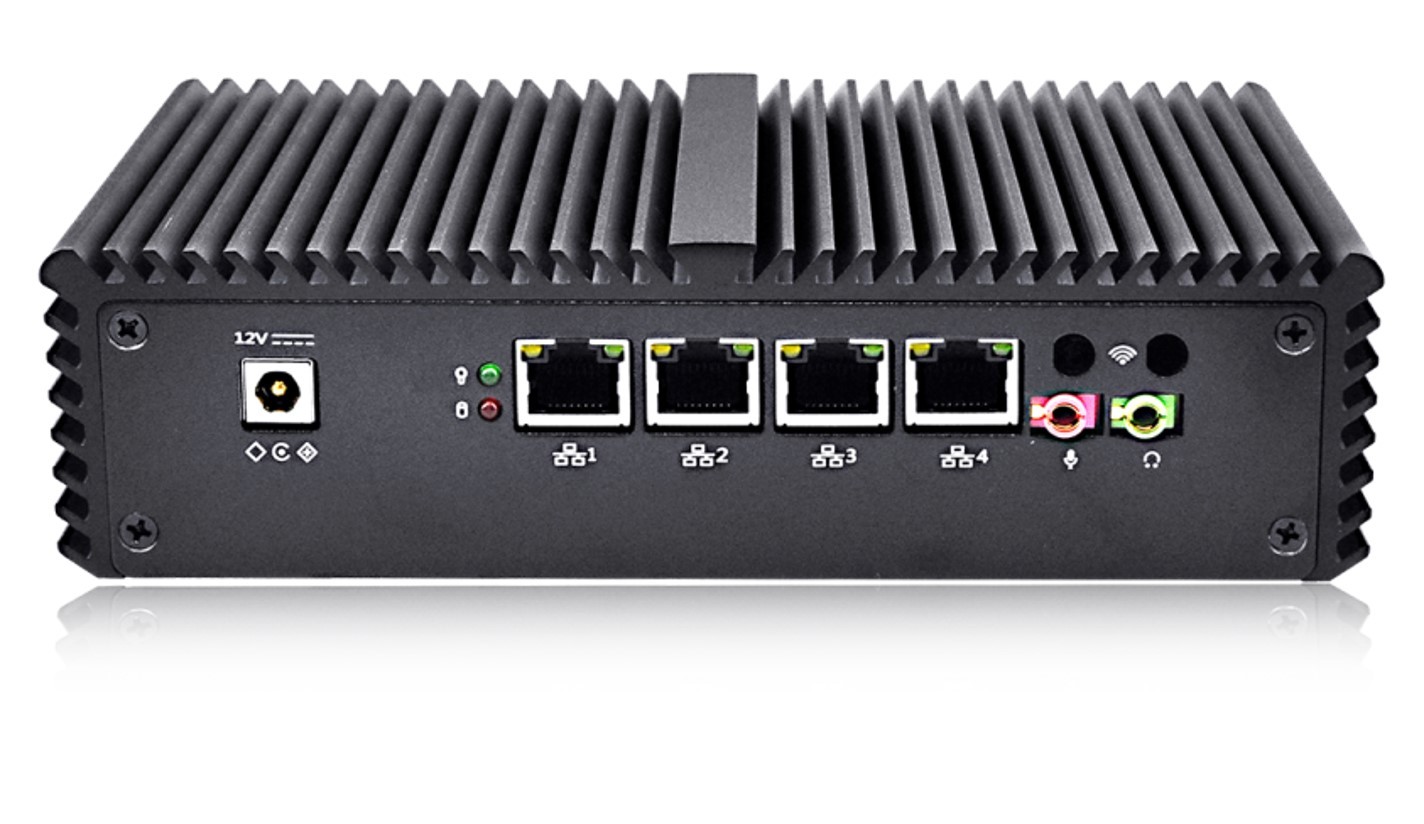 Intel Core I5 Mini Pc With 4xLAN Ports , Dual Hdmi Mini Pc For Industry Project