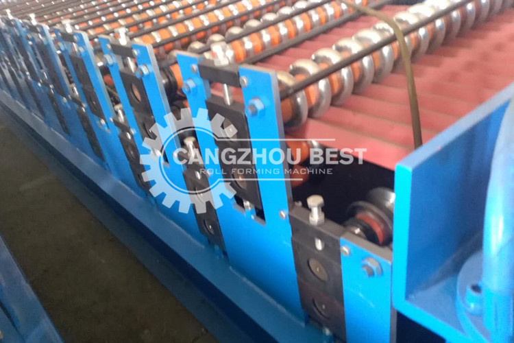 Color Steel Roof Wall Panel Double Layer Roll Forming Machine For Roofing