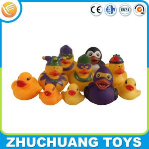 Quality promotional cheap floating race bath yellow rubber duck wholesale