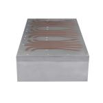 Aluminum Copper 100mm Fluid Heat Dissipator With Aluminum Base 150W