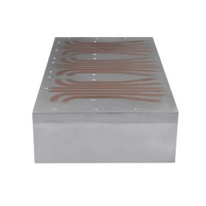 Quality Aluminum Copper 100mm Fluid Heat Dissipator With Aluminum Base 150W wholesale