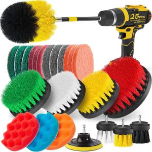 Quality 25pcs Power Scrubber Brush Sets Electric Drill Cleaning Brush Manufacturers wholesale