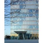 6106 Aluminum Mirrored Glass Wall Heat Insulation Waterproof Recyclable
