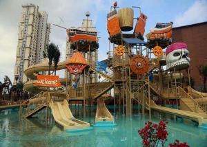 Quality ODM Anti Skid Aqua Playground Pirate Ship Slide wholesale