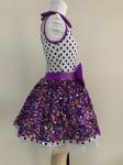 Children Ballet Uniform Dresses Style Purple White Color Oem Sevice