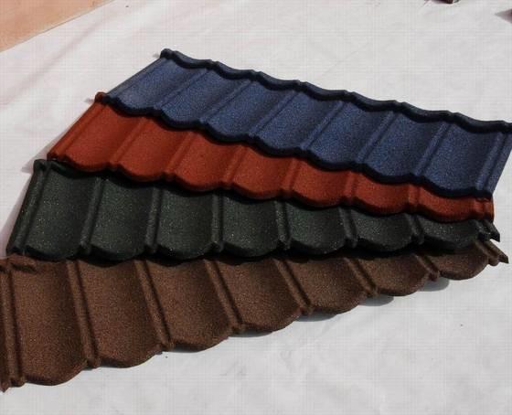 Durable Nigeria aluminum zinc galvanized 0.4mm thickness shingle stone coated