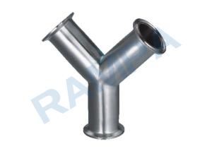 Quality Standard SUS 304 Stainless Steel Pipe Fittings Y Quick Loading Tee wholesale
