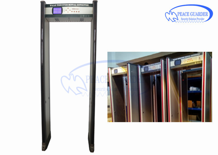 Night Clubs Multi zone Metal Detectors Waterproof 0-255 Sensitivity Level