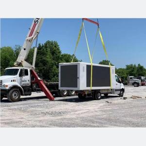 Quality 16ft Digital LED Advertising Box 3 Sides P6 LED Billboard Mounted on Truck wholesale