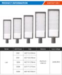 Outdoor Waterproof Ip66 Die-Casting Aluminum Street Lights SMD2835 LED