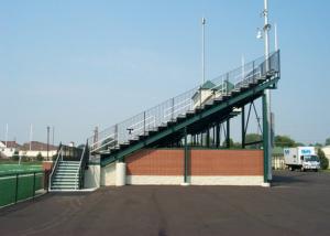 Quality Vertical Picket Railing Aluminum Stadium Seats Outdoor Aluminum Bleachers For Spectator wholesale