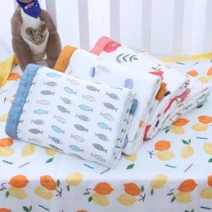 Quality Extra Large Muslin Baby Blankets Breathable Bamboo Cotton Seersucker wholesale