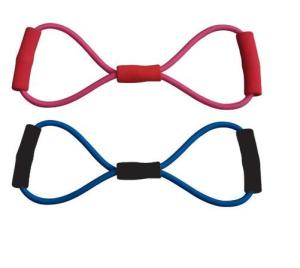 Quality Figure 8 fitness workout elastic stretch band tube wholesale