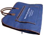 Nicholas Embroidery Logo Suit Garment Bag Oxford Fabric PU Handle