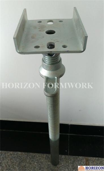 Tubular Screwed Scaffolding U Head Jack 48/800mm Bearing Timber Beams OEM