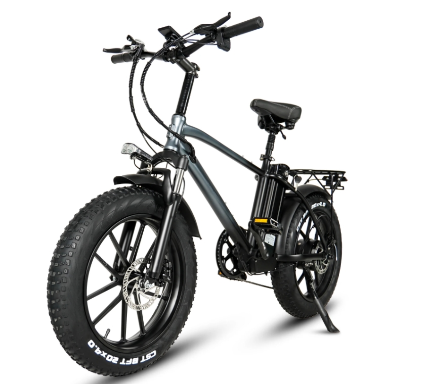 18Ah Lithium Battery Electric Hybrid Bike 750W 20 Inch Fat Tire Mountain Ebike For Adult