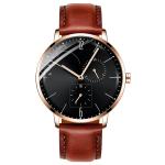 Casual Men'S Luxury Stainless Steel Watches Jewelry Buckle Mineral Tempered