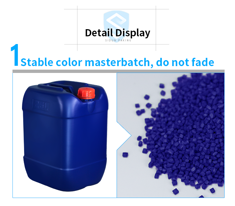 15.25 Inches 5 Gallon Chemical Containers Alkali Medicament 25 Ltr Jerry Can