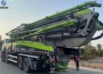 Used Zoomlion Concrete Pump Truck ZLJ5540THBSF 67X-6RZ Manufactured In 2021