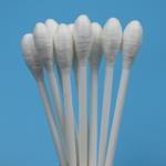 Disposable White PP Stick 10mm Big Round Head Cotton Bud Medical Cotton Swab