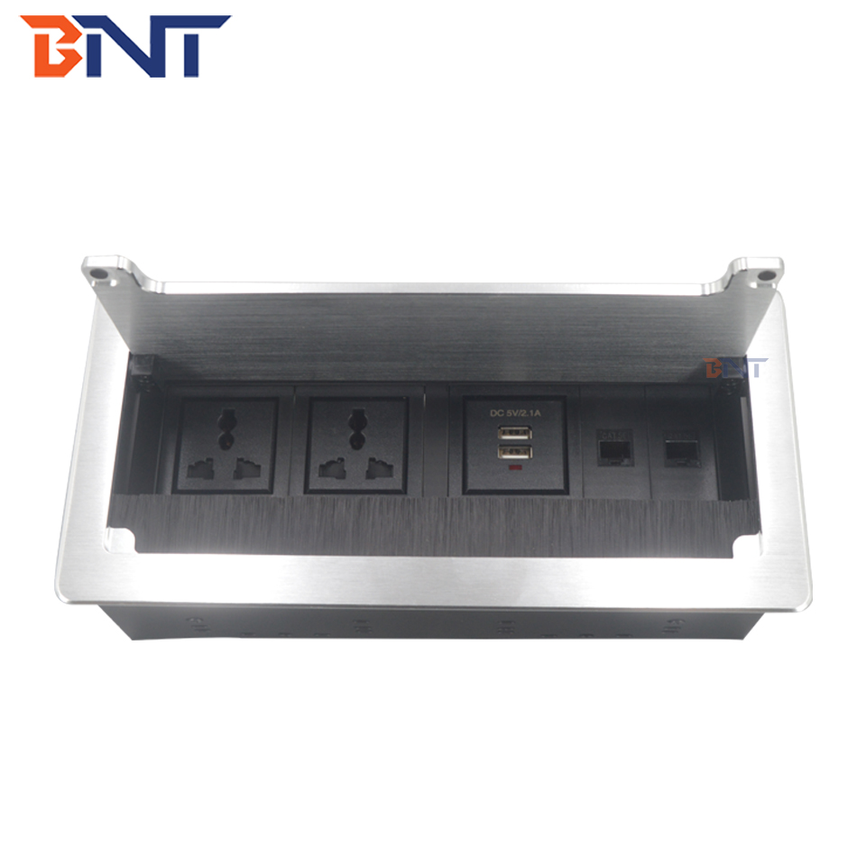 new style with soft close design desk power cable management grommet box