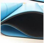Natural Rubber Yoga Mat, Body position lines Non-Slip Fitness pad 5mm Excercise