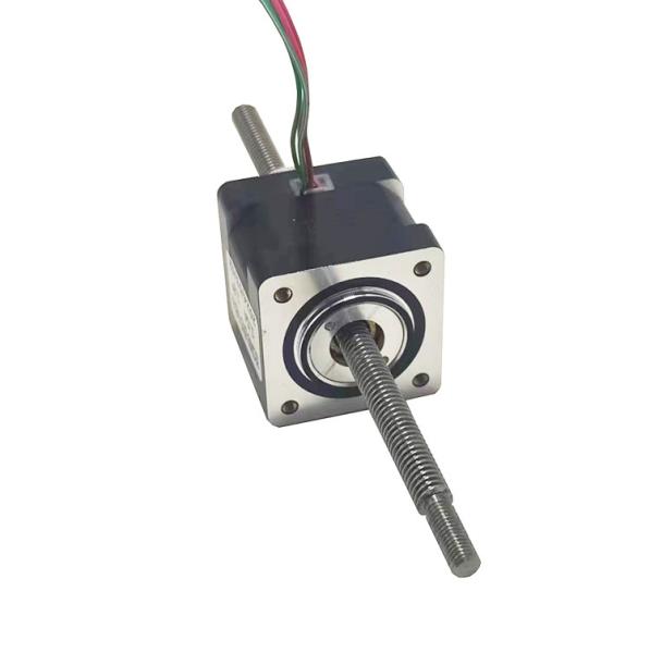 35mm hybrid linear stepper motor NEMA14 non-captive through going shaft with