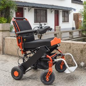 Quality ISO Lightweight Folding Electric Wheelchair 100KG Load 150W X 2 Power wholesale