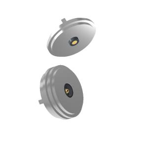 Quality 6A Magnetic 2 Pin Connector Customized Round Pogo Pin Connector 18.0mm Diameter Male And Female wholesale