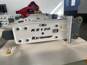 Quality KS120 Excavator Hydraulic Rock Breaker Machine Top Type 85mm Chisel Diameter wholesale