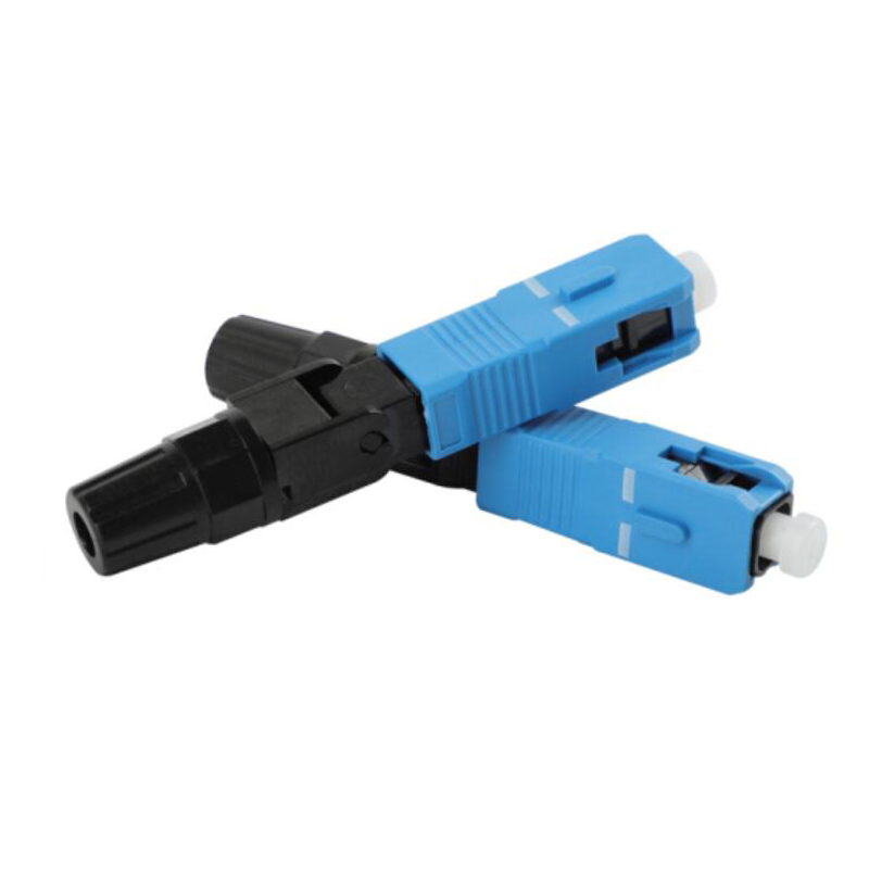 Customized Fiber Optic Connector , Fast SC Connector RoHS Compliant