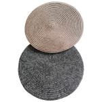 Waterproof Non Slip PVC Round Dining Table Place Mat for Dining Room Table