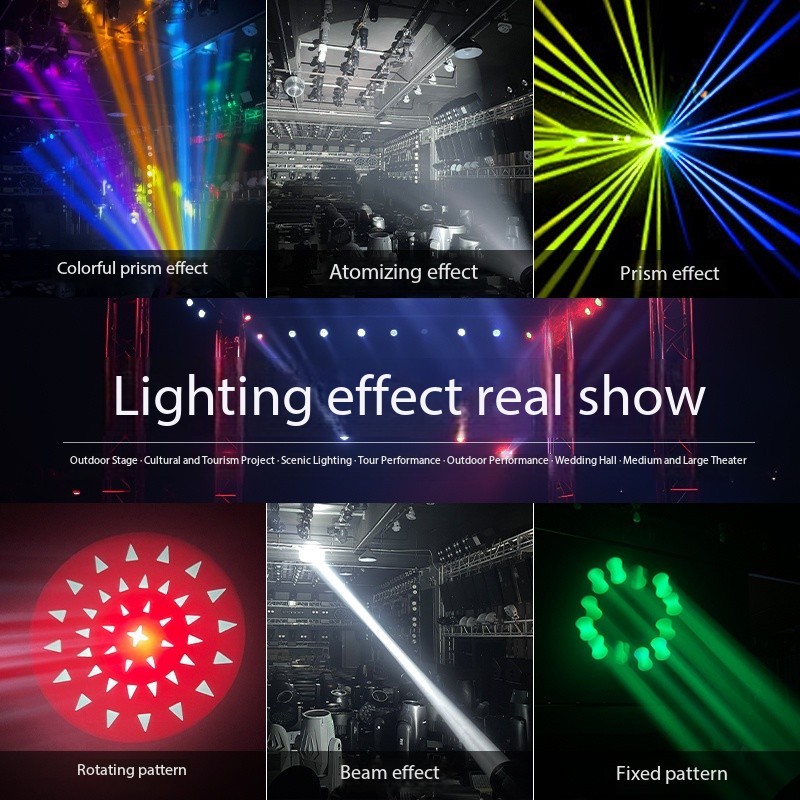 350W 3in1Led Beam Lights 17R Moving Head Lights Gobo Projector Stage Lights With PFC switching power supply