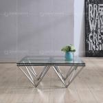 Luxury 0.5m3 SS Coffee Table 100x100x40cm High Temperature Resistance